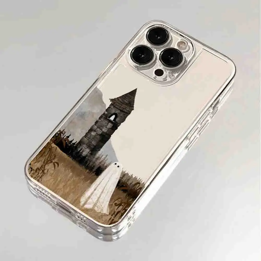Lustige Halloween-Cartoon-Geist-Handyhülle für iPhone 17, 16, 15, 11, 12, 14, 13 Pro Max, Mini X XS XR 7 8 Plus SE4 16E, stoßfeste Abdeckung – Detail 4