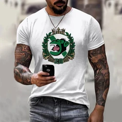 2023 New Maccabi Haifa Tshirt Men's T-shirts 3d Print T Shirt Sports Short Sleeves Israel T Shirts Breathable Tops Mens Clothing