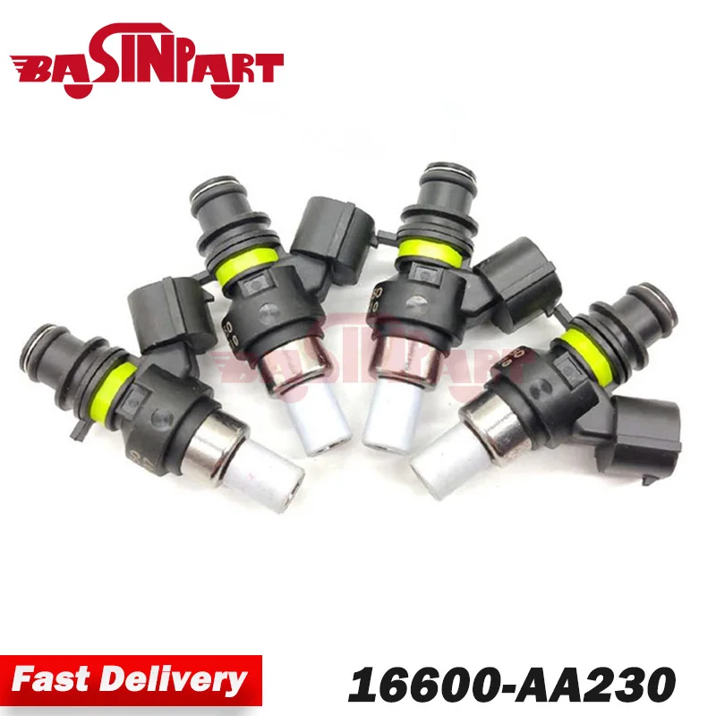 1pc-4pcs-燃料噴射ノズル-fbycg50-16600-aa230-スバルインプレッサフォレスターレガシィ-mk-iv-20l-2003-2004-2005-2009-16600aa230
