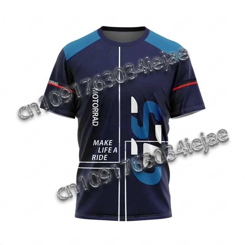 

2025 Summer Bm W Motorcycle Rider Racing Men Gp Racing Mountain Track Cross Country Challenge Quick Drying Breathable Sportswear