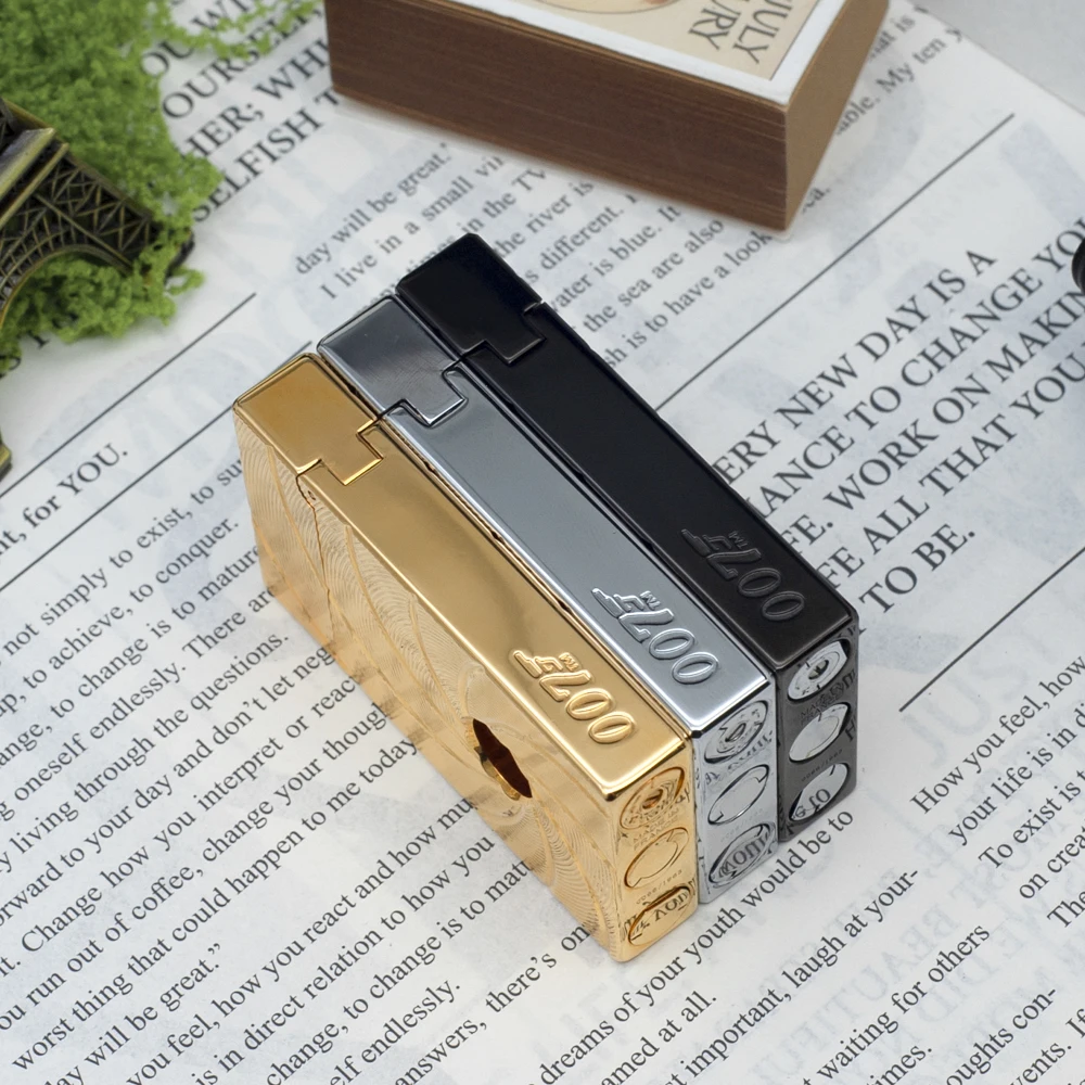 007 lighter Black Hole Swirl Metal custom-made lighters, limited edition collaborations,Cigarette accessories Men's gifts