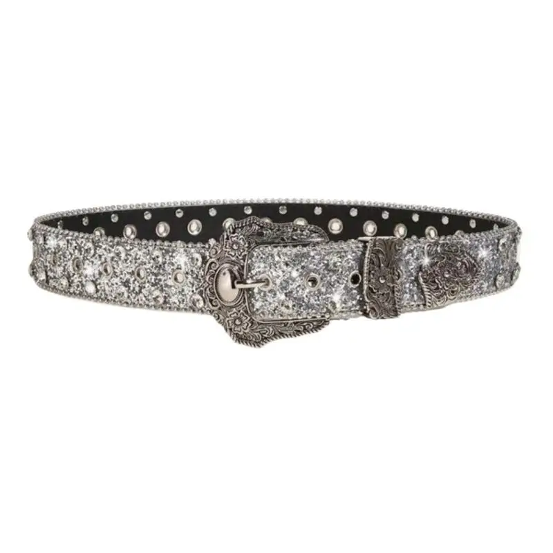 31bb durivaly pu weather belt belt rovet decors حزام الخصر الغربي للفتاة