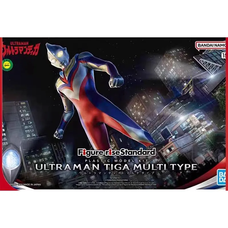 

In Stock Bandai Figure-rise Standard FRS Ultraman Tiga Multitype Plastic Model KitCollectible Ornament Articulated Action Figure