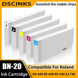 For Roland BN-20 BN20 Bn 20 DTF Compatible Ink Cartridge With One Time Chip For Roland RA-640 RS-640 RS-540 XJ-740 5Colors 220ML