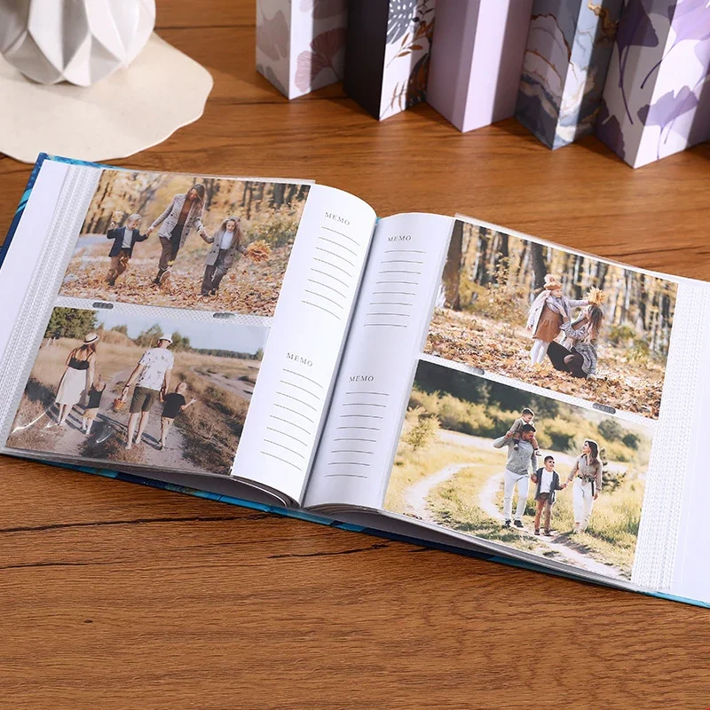 Creative Retro Photo Album - 6-Inch Large Capacity 200 Pages Storage Book for Memories and Keepsakes