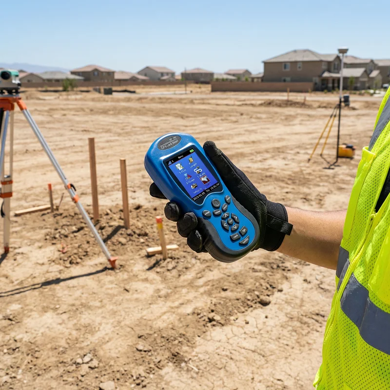 Agricultural engineering soil surveying tool, handheld portable GPS land surveying instrument, digital farmland area calculator