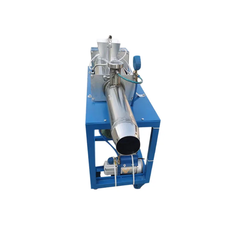 Ceramic mud refiner stainless steel double shaft vacuum mud refiner