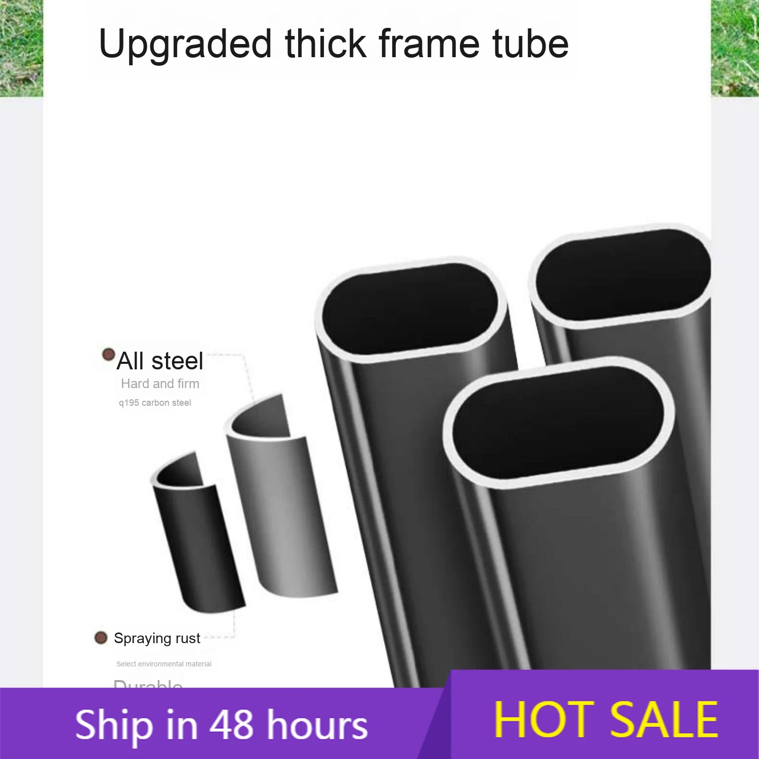 

POWER LEAP Yutang Good Quality OEM Black Beige Foldable Carbon Steel Pipe Camping Outdoor Picnic Camp Storage Tools Fishing Trol