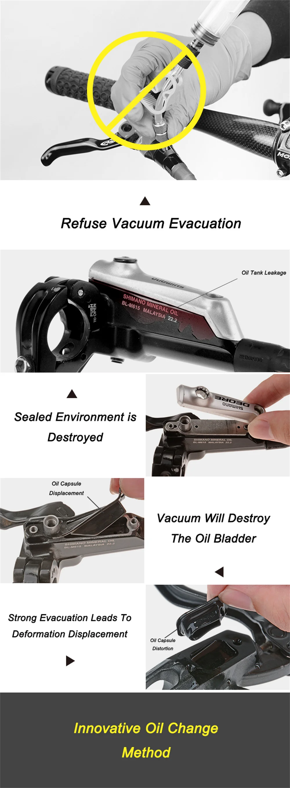 Ezmtb Fahrradzubehör, Fahrradwerkzeugsatz, Fahrrad-Hydraulikbremsöl-Entlüftungssatz, für Shimano Magura Hope Tektro Sram Avid Hayes – Detail 3