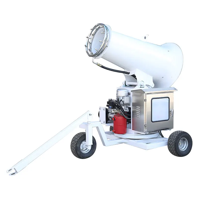 Mining-Specific Mobile Wheeled Fog Cannon | High-Power Dust Suppression Machine