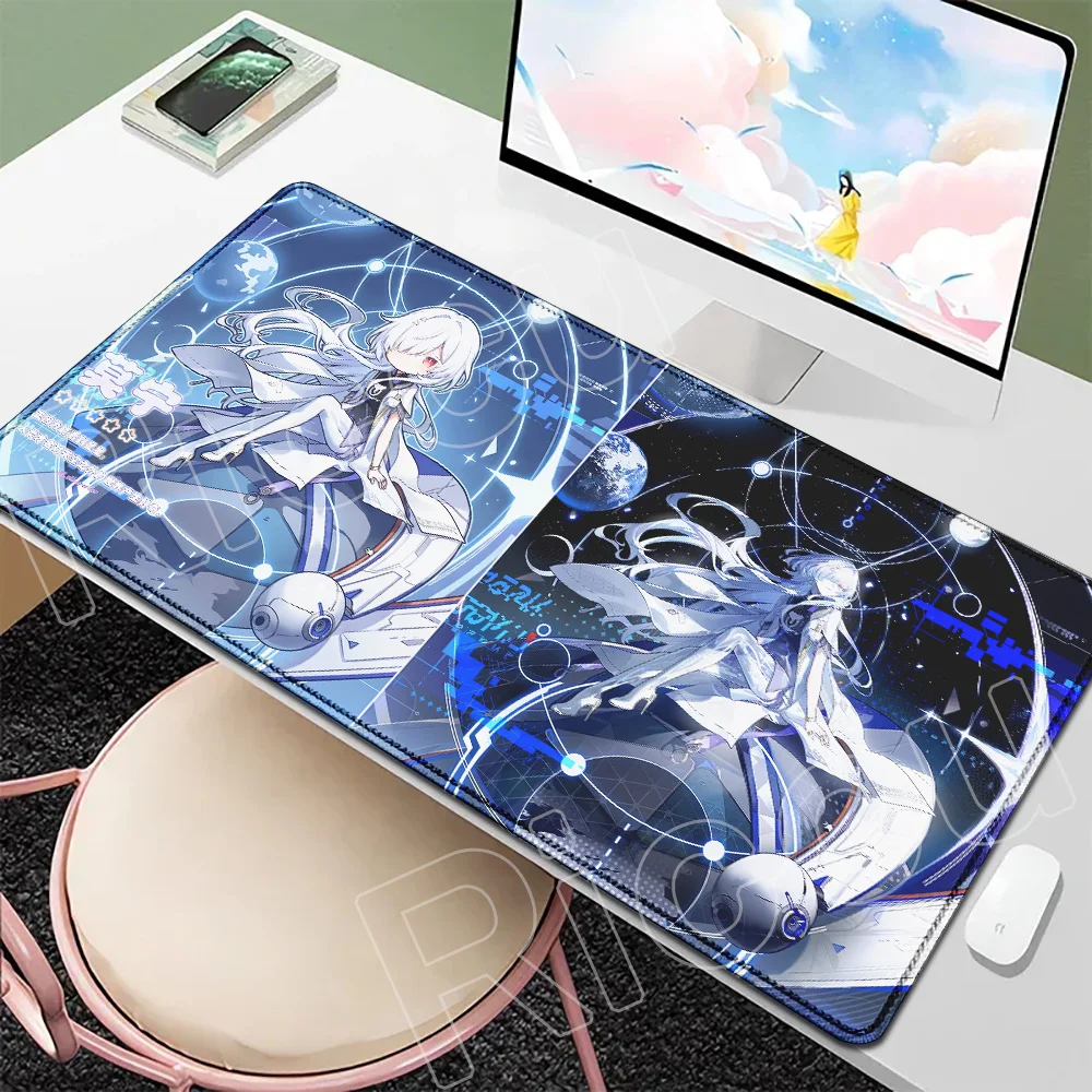 Wallpaper Resmi Riccu Wuthering Waves Lynae Mornye Mouse Pad Gaming Mousepad Anime Girl Desk Mat E-Sports Office PC Mat