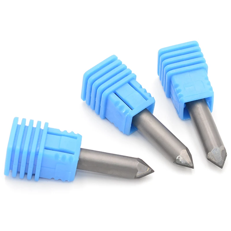 6 Edge Pcd Diamond Engraving Bits Engraver 6/8/10mm CNC Carving Tools Stone Carbide Milling Cutter On Granite Marble And Ceramic