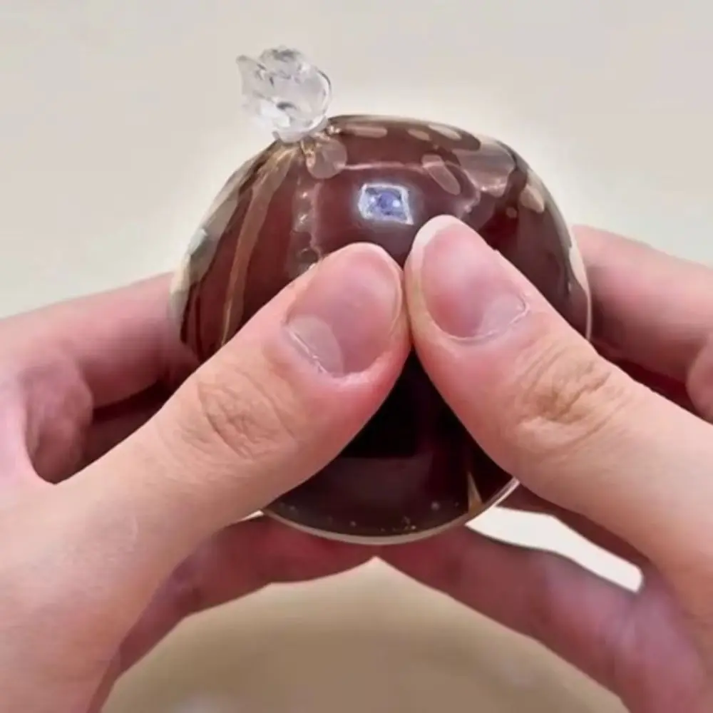 

Мятно-черный сенсорный фиджет-шар с эффектом хрустящей корочки, медленно восстанавливающий форму, снимающий стресс, мягкий антистрессовый шар с восковым покрытием, ручной работы