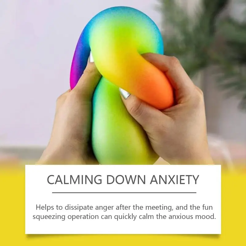 

New Fun Blind Box Needoh Sensory Toy Rainbow Relax Ball Squishy Slow Rebound Soft Squeeze Durable Toys Party Props Surprise Gift