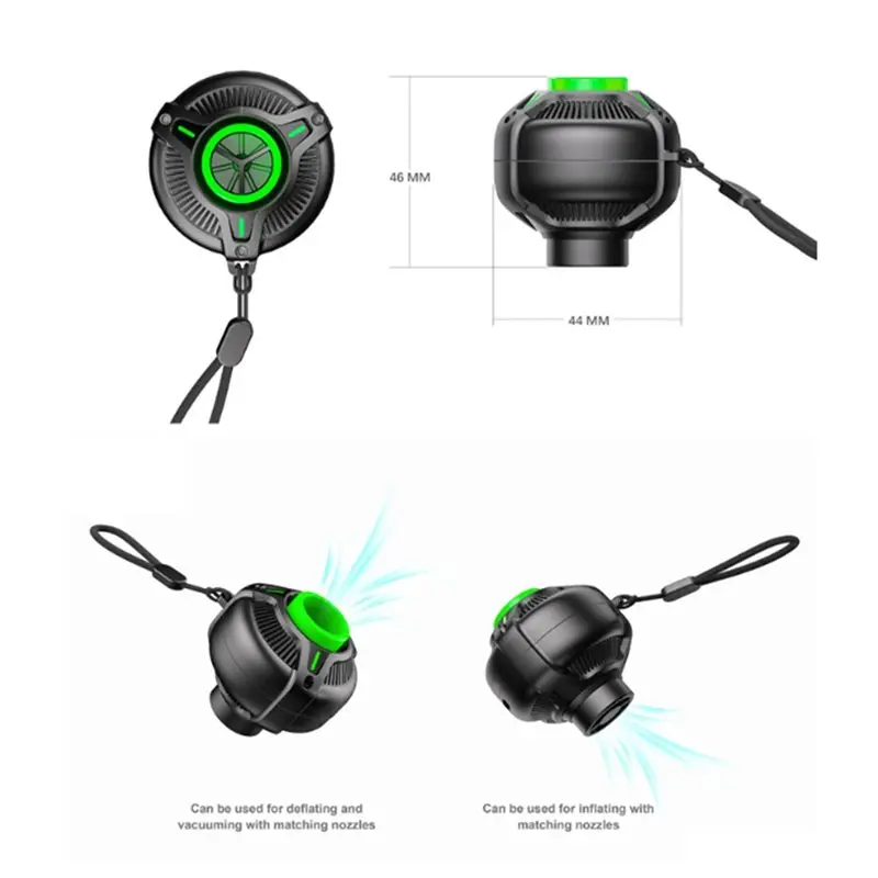 AFOURT-Mini Portable Air Pump Inflate Deflate Electric Inflatable Pump For Camping Air Mattress Vacuum Storage Bag