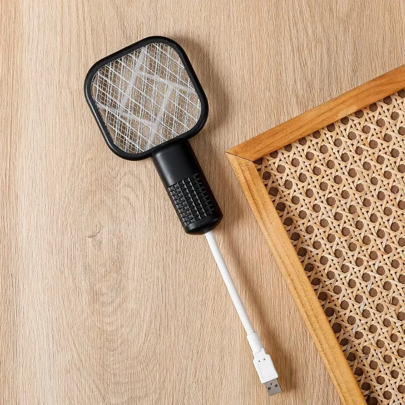 2-in-1 USB-Mückenvernichter-Lampe, elektrische Mückenschläger, lila Licht, Mückenfalle, tragbarer Insektenvernichter für Zuhause, Outdoor, Camping