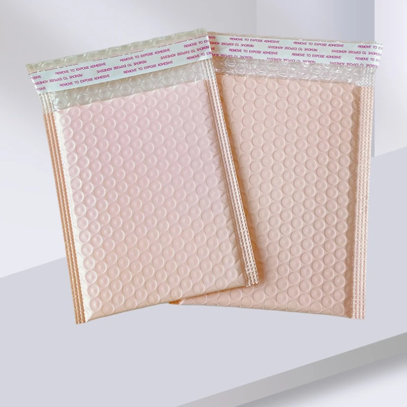 10Pcs 버블 봉투 가방 핑크 버블 셀프 씰 메일링 가방 선물용 패딩 봉투 패키지