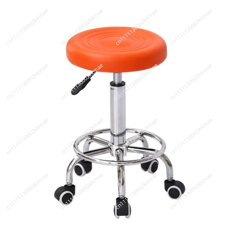 Beauty Massage Bed Stool Chair Rotating Liftable Pulley Bar Chair Bar Stool