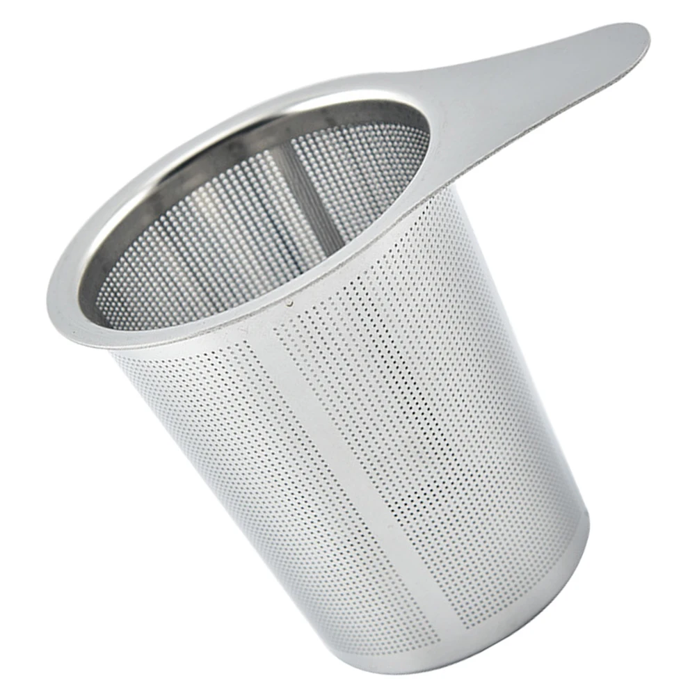 

Stainless Steel Tea Strainer Infuser Spoon Silver Color Fine Mesh Filter Tea Leak Home Use High Temperature Resistant