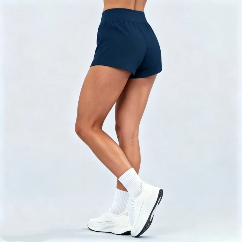 Summer Sports Shorts Women Quick Dry Gym Wear Running Fitness Short Pants High Waist Yoga Trousers Lightweight Workout Shorts