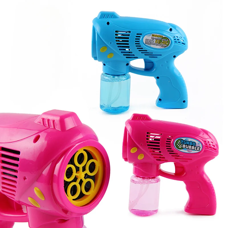 

Summer kids cartoon all-electric five-hole bubble gun