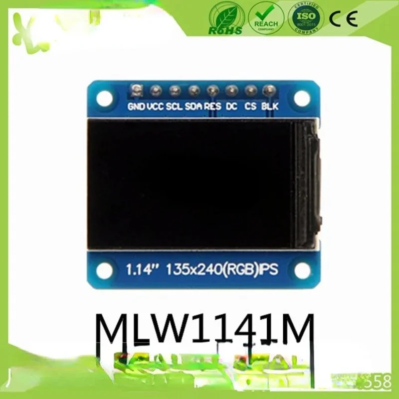 1,14-дюймовый модуль цветного TFT-экрана 135x240 MLW1141M