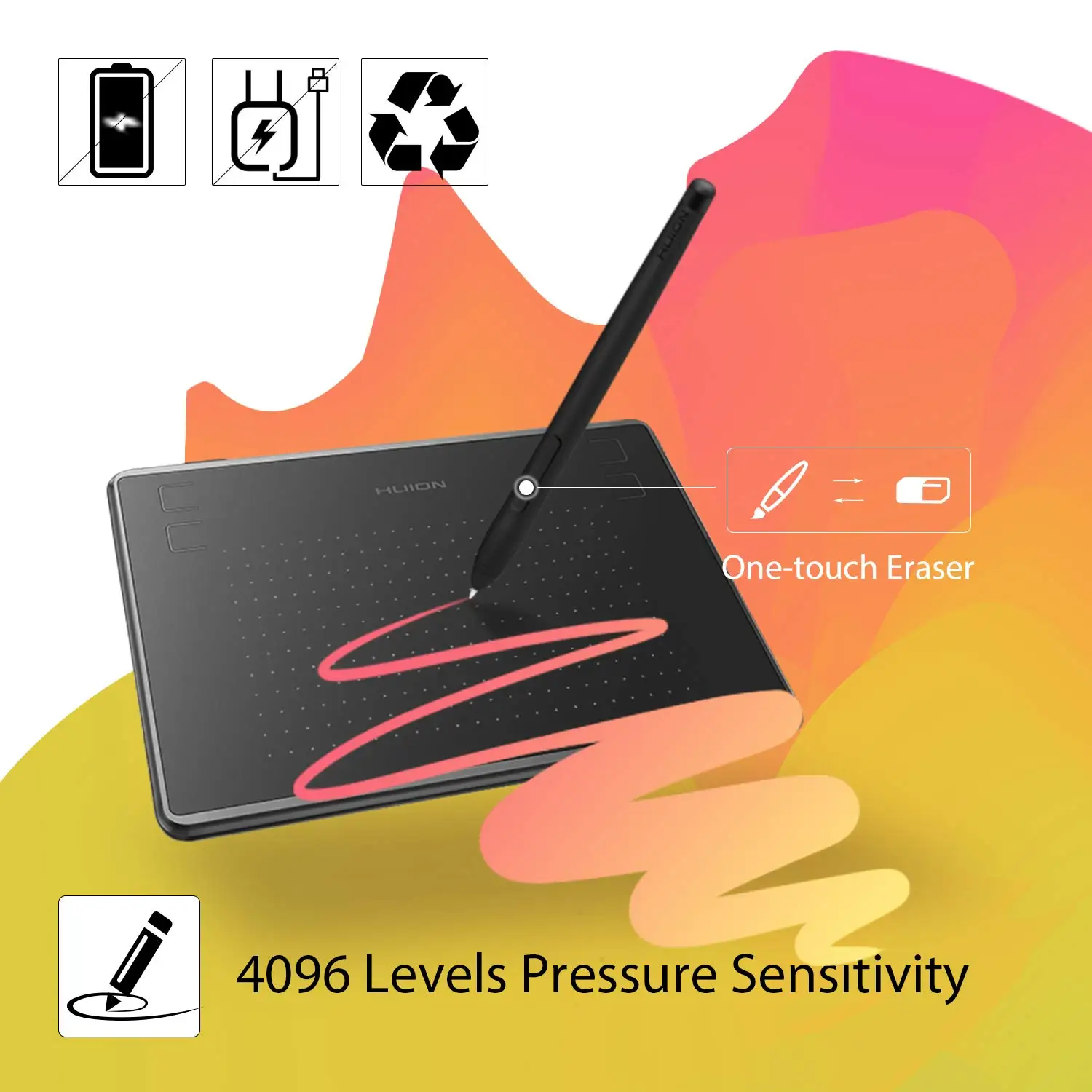Digital Graphic Drawing Tablet Signature Pad Note Taking Grafic Tablet