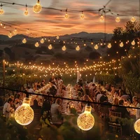 LED String Light Solar Fairy Lights 5m 20LED Warm Light Waterproof Outdoor Garden Wedding Decoration Christmas Lamp 6