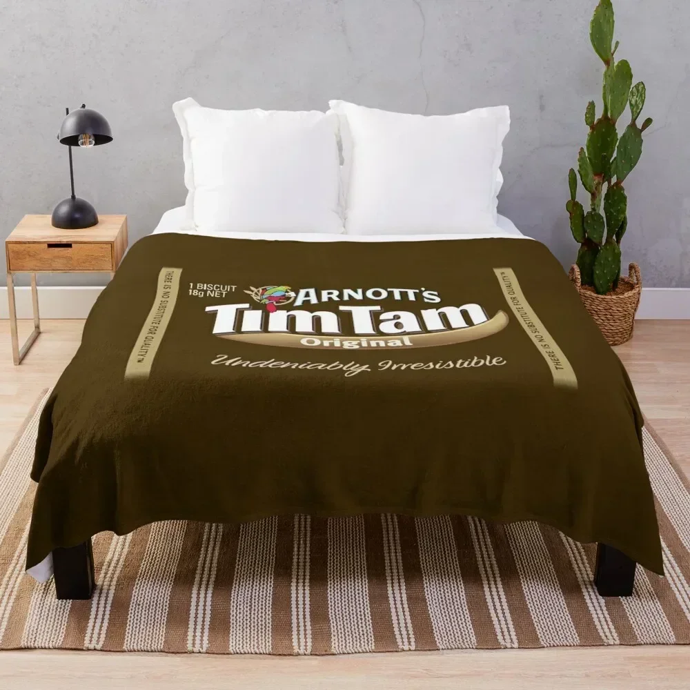 

Arnott's Tim Tam Chocolate Biscuits design Throw Blanket