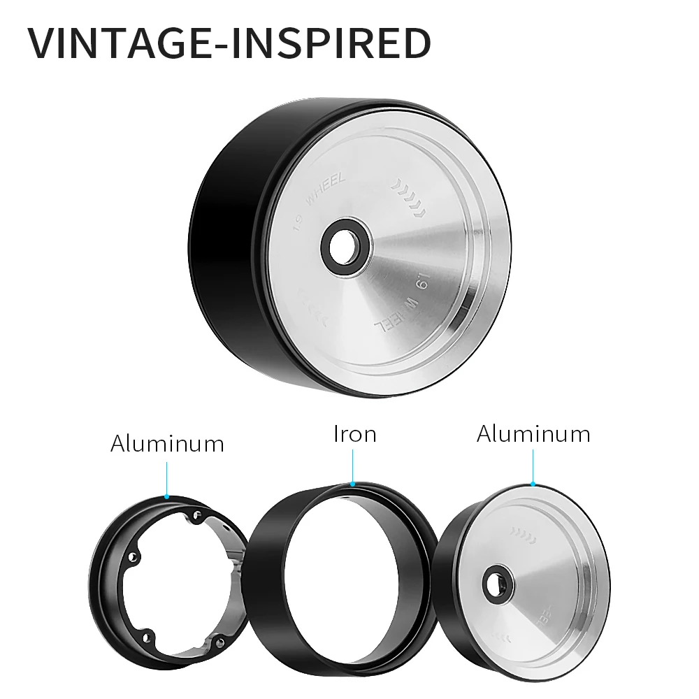 1.9 Beadlock Wheels Offset -4.5mm Aluminum Wheel Rims for Axial SCX10 UTB10 TRX4 TRX6 GEN7 VS4-10 1/10 RC Crawler Upgrade Parts