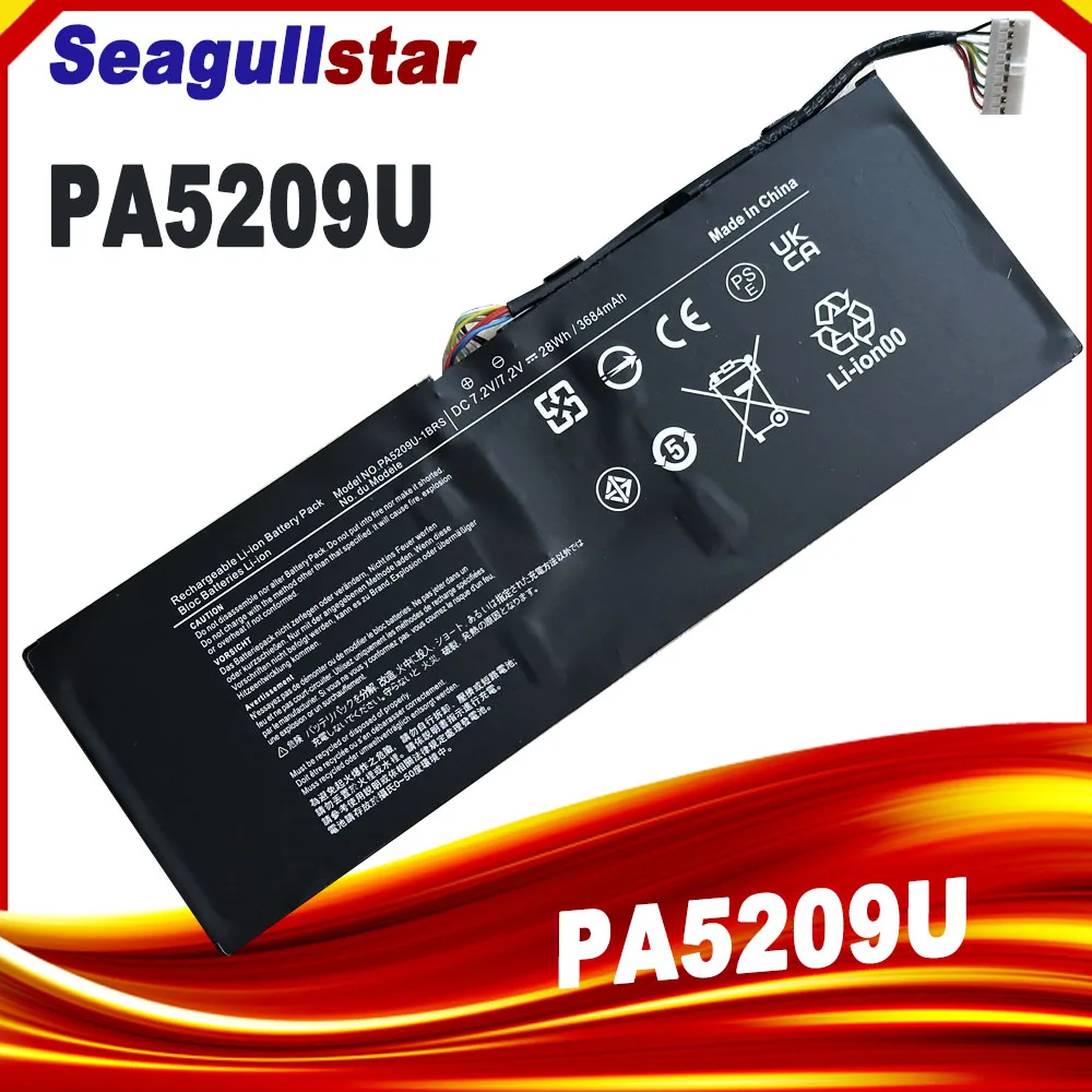 PA5209U PA5209U-1BRS batería del ordenador portátil para Toshiba Satellite L10W-C L10-B003 L15W-B1302 L15W-B1310 L15W-B1208X