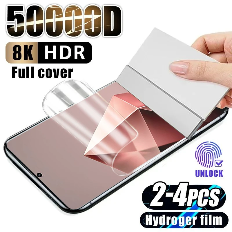 

2-4 шт. силиконовая мягкая гидрогелевая пленка для Infinix Note 50 Pro Plus 50s 50x 40 VIP 40X GT 20 10 Zero 30, защитная пленка для экрана без стекла