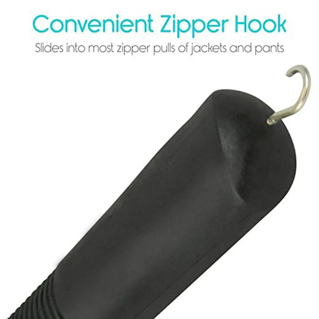 Dressing Aid Button Hook Helper ABS Plastic Lightweight Device for Easy Clothing Fastening Elderly Arthritis