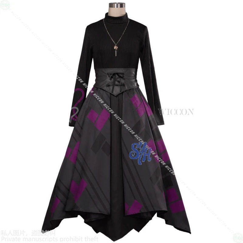 Proyecto Sekai Asahina Mafuyu disfraz de Cosplay ン Idol escenario otoño falda gótica de manga larga Lolita Halloween