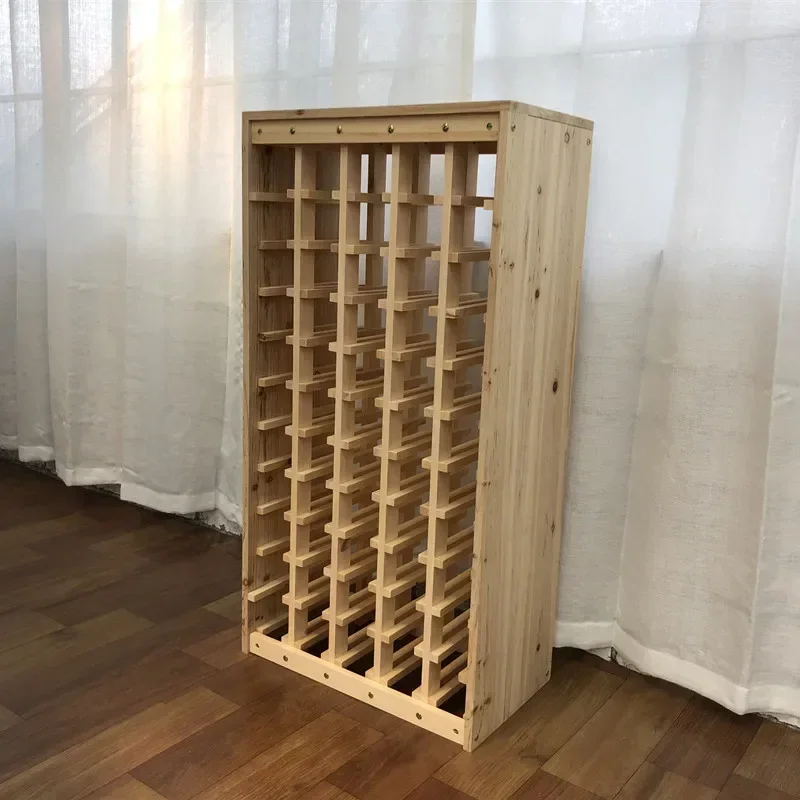 Salon Corner Display Wine Rack Kitchen Liquor Wooden Shelf Whisky Wine Cabinets Storage Club Cremalheira De Vinho Bar Furniture