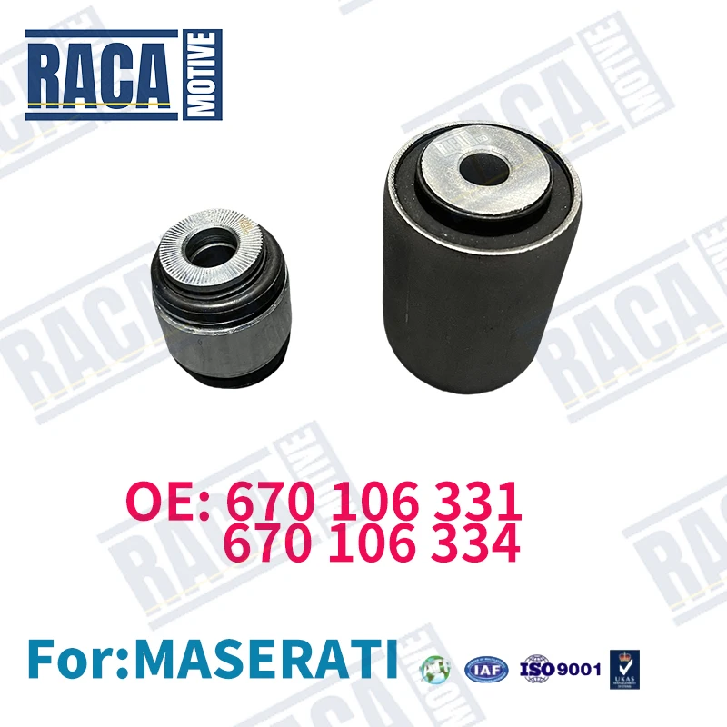 For Maserati Levante A Set Rear Swing Arm Bushings 670106331 670106334 670037295 670037293