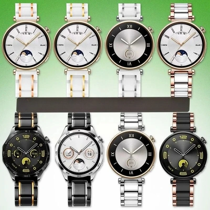 

Multiple ceramic WATCH straps for xiaomi Watch s4 41mm watch band Watchband Bracelet Accessories for women huawei