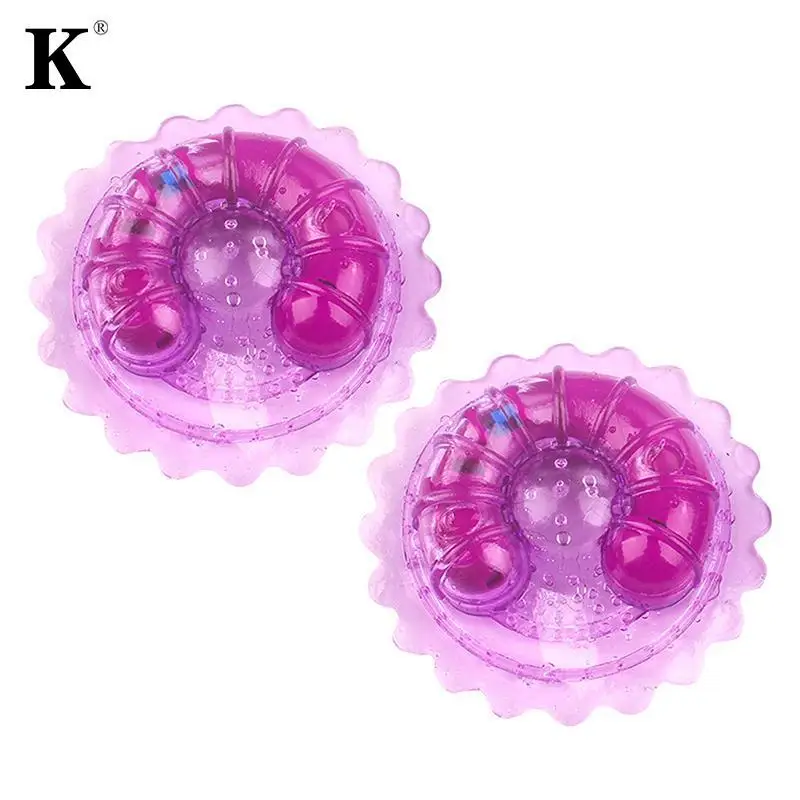 1 Pair Nipple Clip Vibrators Nipple Breast Massage G spot Stimulation Nipple Sticker Vibrators Sex Toys for Women