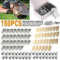 30-150PCS Trimmer Blade Lawn Mower Grass Replacement Trimmer Cutter Piece For Husqvarna Automower/Gardena Robotic 35*18*0.75mm