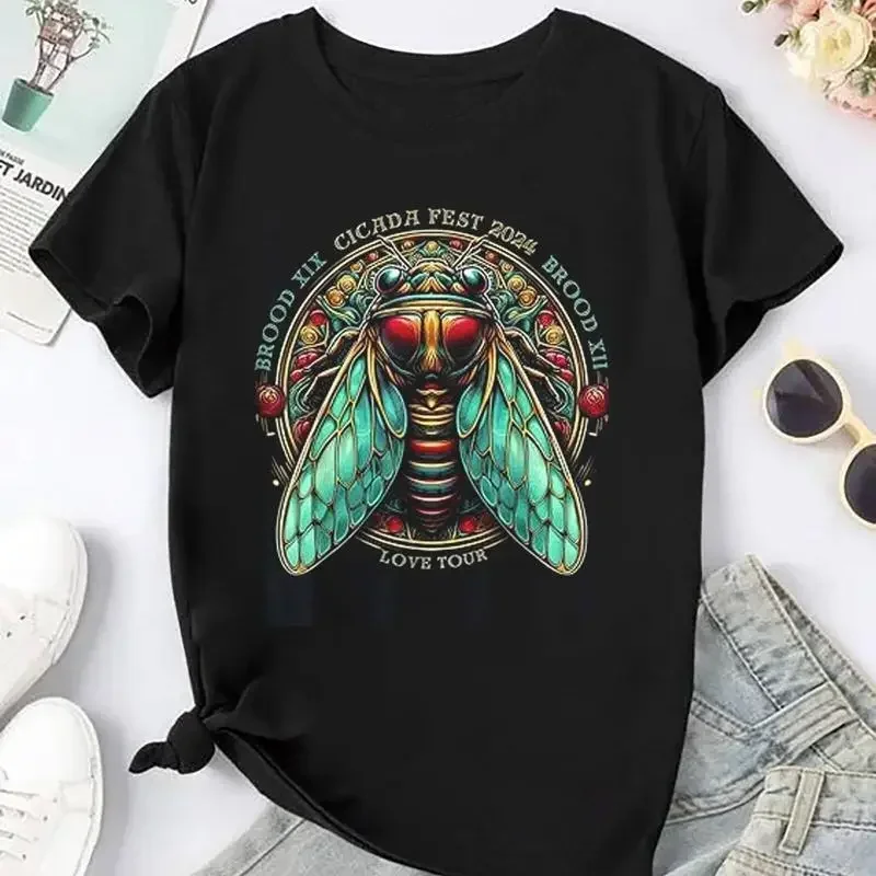 Cicada Reunion Summer 2024 Tour T Shirt Vintage In