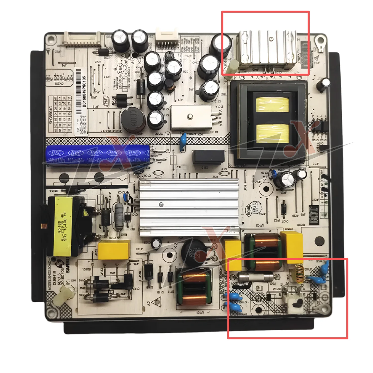 DLBB419 SHG5504C-101H الأصلي 55L26CMC L55F3800U لوحة طاقة التلفزيون DLBB419