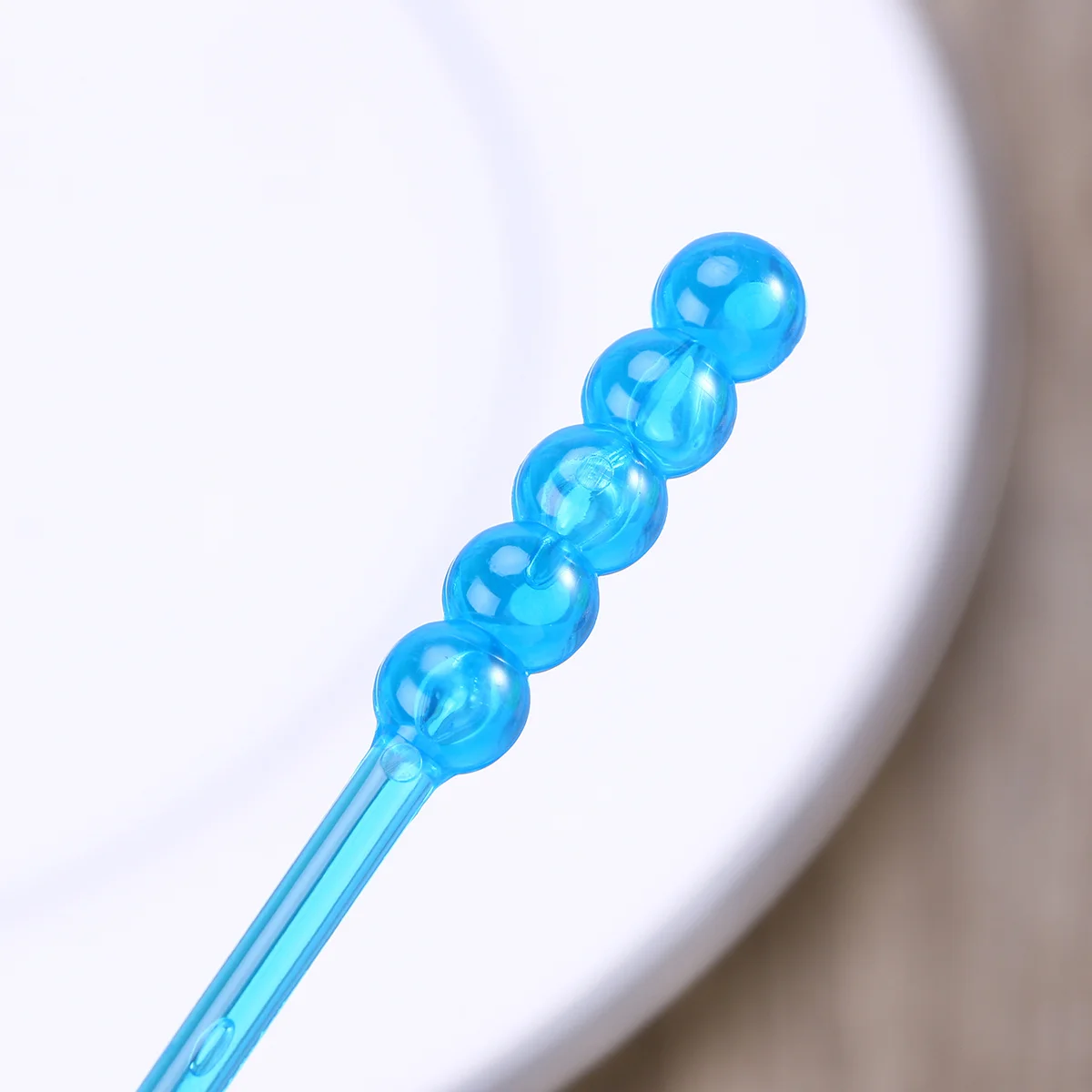 

50 pcs Acrylic Swizzle Sticks Colorful Beverage Stirrers Reusable For Coffee Wine Cocktail Decoration Bar Tools Kitchen Barware