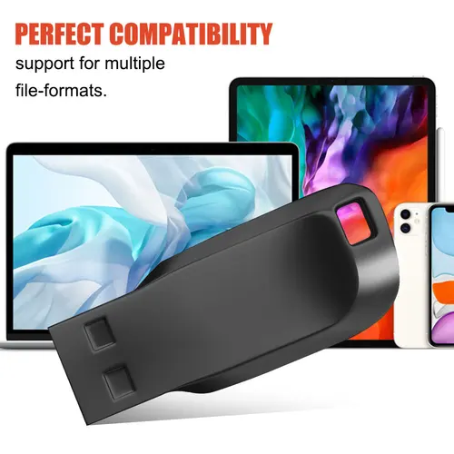 Imagen 2 del producto Nueva unidad Flash USB 3,0 de alta velocidad 128GB 64GB 32GB 16GB 8GB Cle USB 3,0 Flash Pendrive 64GB 128GB Metal 3,0 Stick Pen Drive