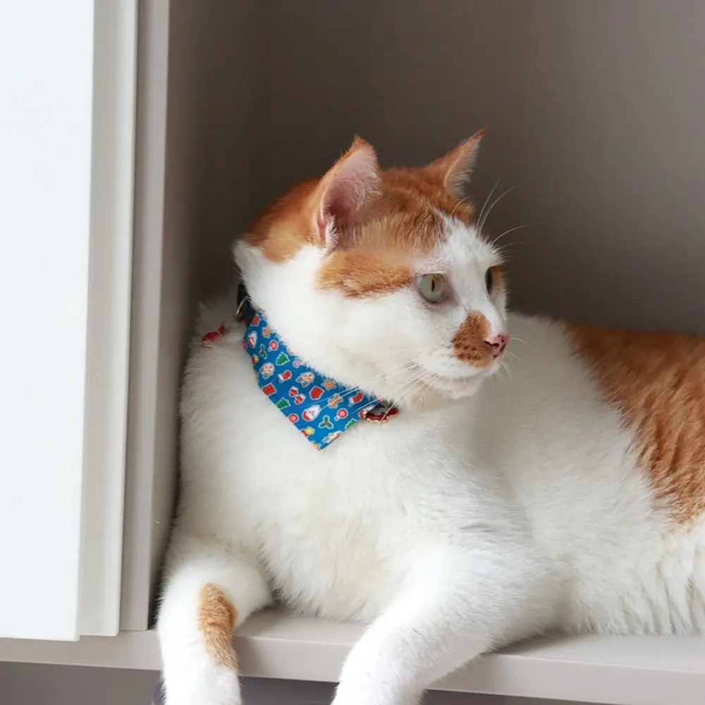 

Cute Kitten Christmas Necklace with Bell 18-28cm/7.09-11.02in Kitten Bowties Collar Necklace Fashion Soft