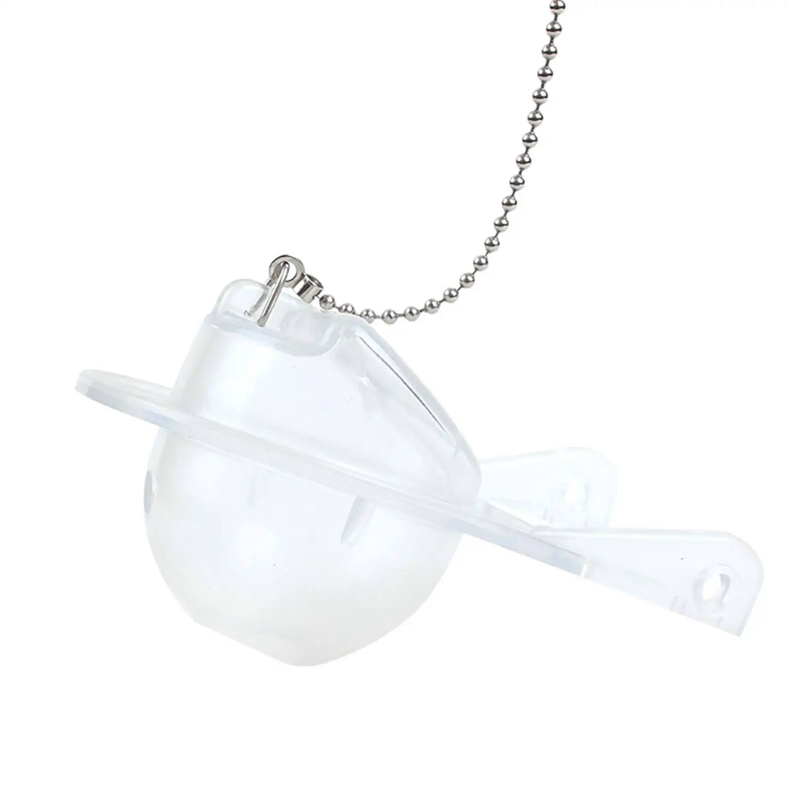 Universal Toilet Flapper Stopper with Buoy Adjustable Water Level Clear PVC Material Easy Install Replacement for Bathroom Parts