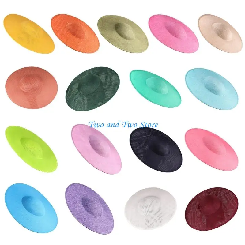 

HX6F Western Bonnet Hat Base For DIY Fascinators Wedding Craft Projects