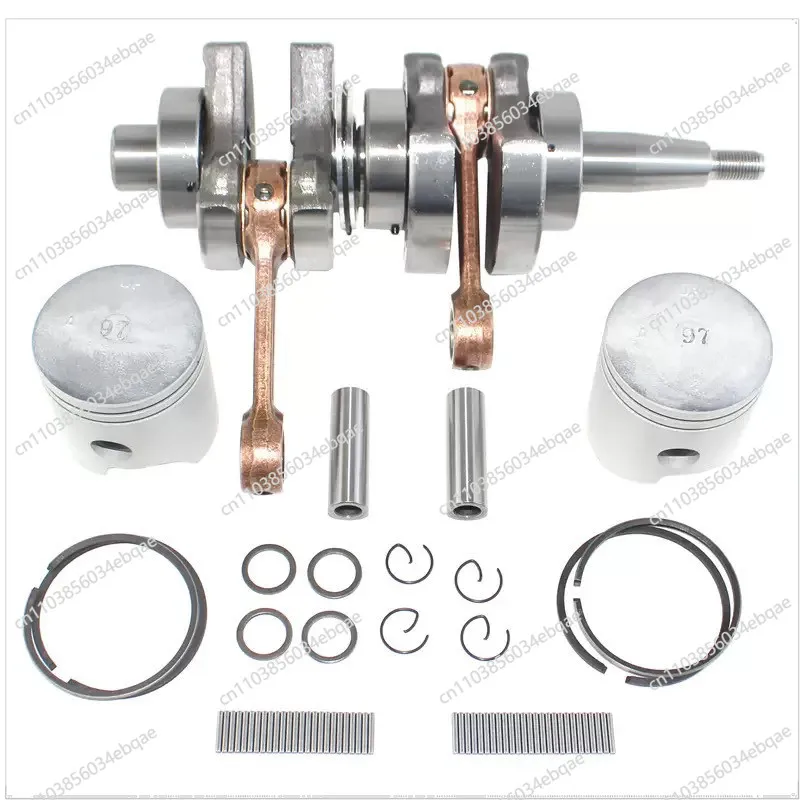 For Outboard 2 Push 15/18 HP Engine Crankshaft Piston Ring Piston Assembly Parts