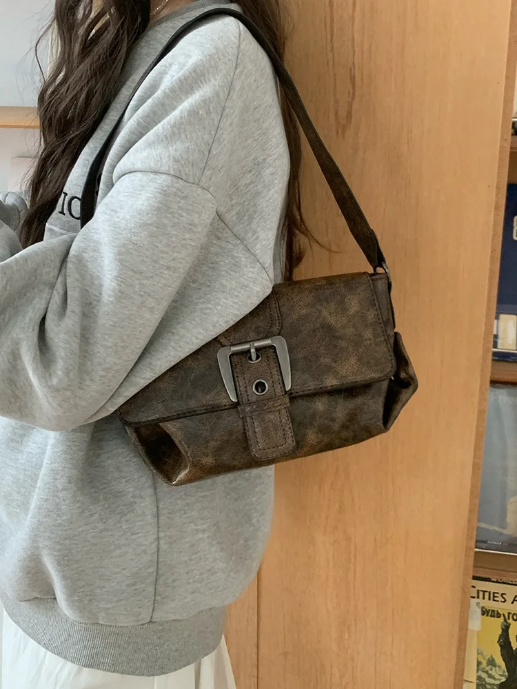 

2025 Trendy Vintage Women's Underarm Bag | Single - Shoulder & Crossbody | All - Match Small Square Bag