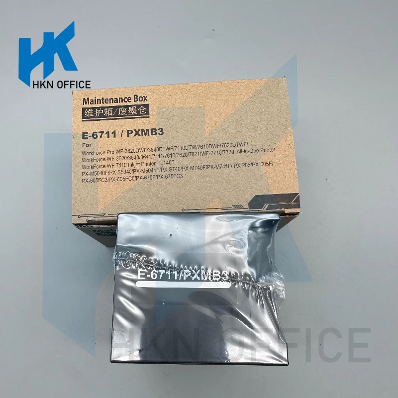 

5X T6711 L1455 Коробка для обслуживания чернил для EPSON WF 7610 7620 7720 7110 7210 7510 7615 7710 7715 3010 3520 3530 3540