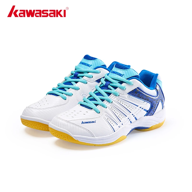 Kawasaki Original Brand Men\'s Tennis Sneakers Anti-Slippery Breathable Badminton Shoes Tennis Female  K-065D